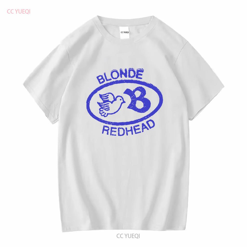 Blonde Redhead Band Logo T Shirt Tour Rock Music Long or Short Sleeves Vintage Washed Comfortable Casual Streetwear Slightly