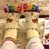 Kawaii Hello Kitty Five Finger Socks Anime Sanrio Kt Cat Y2K Soft Comfortable Floor Sock Home Socks Girl Gift