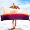 Sunrise Microfiber Thin Beach Towel Lightweight Oversized Extra Large Sand Free Towel Quick Dry Travel Pool Camping Sports Beach