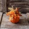 Artificial Pumpkin Autumn Herbst Decoration Chrysanthemum Home Decor Thanksgiving Halloween Table Entryway Sideboard Figurines