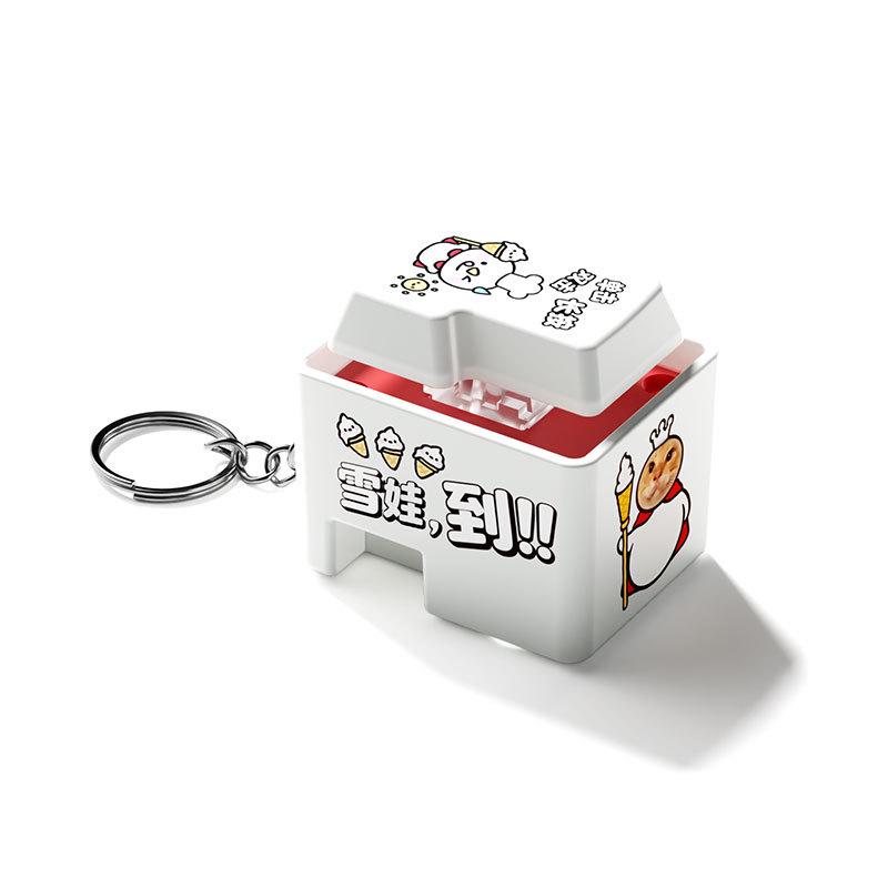 Snow King Voice Button Keychain – Fun Prank Toy for Boyfriends & Girlfriends