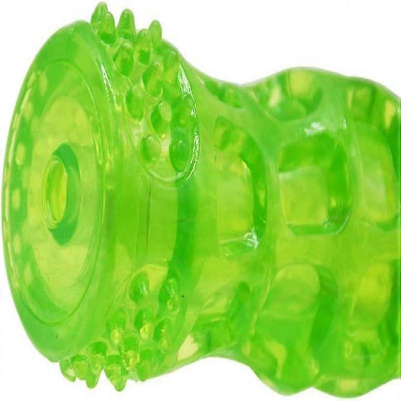 Active Chew Toy for Teeth Cleaning (Green)Pet Dog Toy Ball Dog Toy