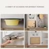 1Pc Kitchen Stainless Steel Sink Sponges Holder Self Adhesive Drain Drying Rack Kitchen Wall Hooks Accessories Storage Organizer