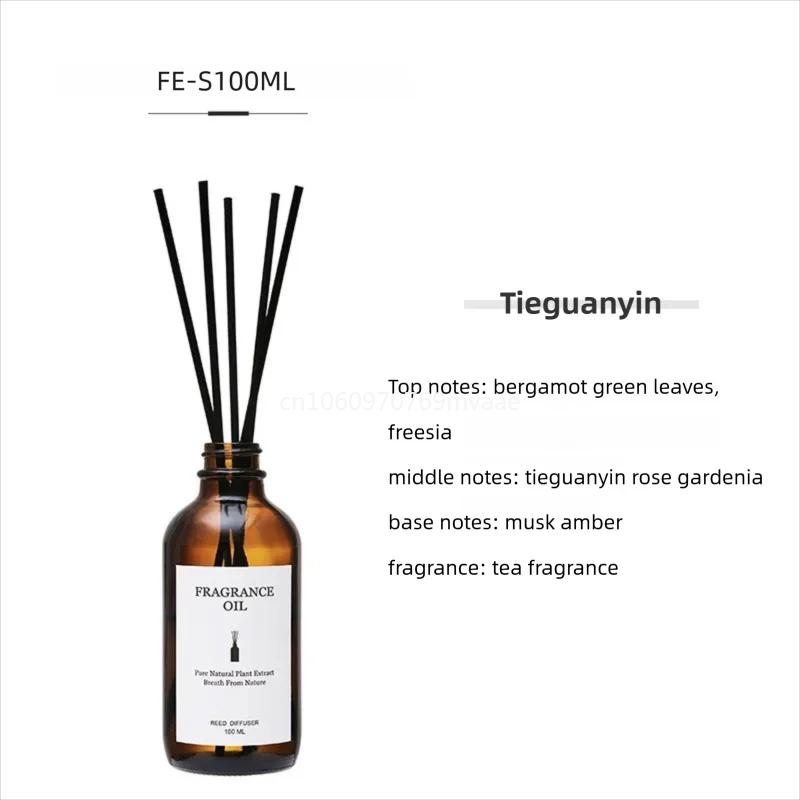 100ml Fireless Aromatherapy Essential Oil Rattan Aroma Bedroom Toilet Deodorant Household Decoration Gift Diffuser Air Freshener