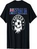 Australien Fußballfans Trikot Australische Flagge Fußballfans T-Shirt