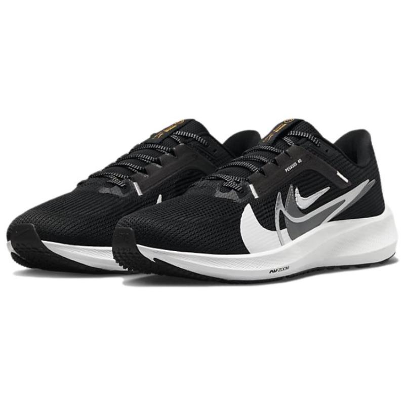 Nike Air Zoom Pegasus 40 Premium Quadruple Swoosh Black Sneakers FB7179-001