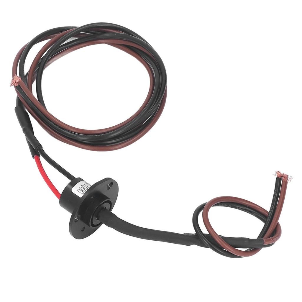 Elektrischer Schleifring 2 Wege 20A 250 U/min Drehbare elektrische Kontakte Leitring Kollektor