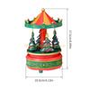 KX4B Rotating Holiday Music Box Christmas Tree Ornament Holiday Homes Decoration Gift