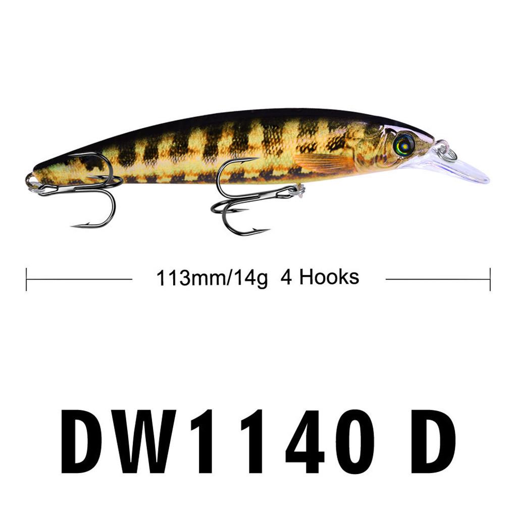 

New DW1140 Fishing Crank Hooks Bass Cranks Tackle Sinking