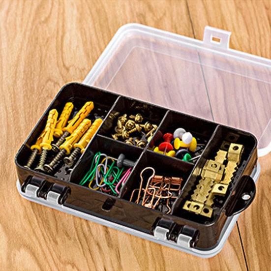 10 Grids Transparent Jewelry Tool Storage Box Screw Nut Parts Beads Storage Case