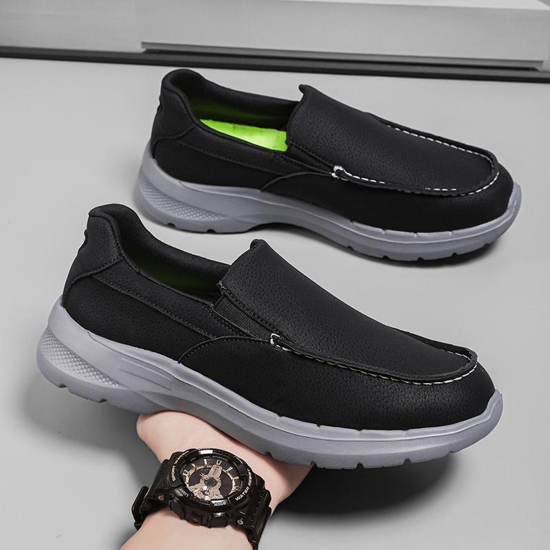 

Повседневные кроссовки на платформе с сеткой, повседневные спортивные летние новые стильные противоскользящие дышащие дорожные кроссовки для мужчин Zapatillas Hombre 45 чёрный