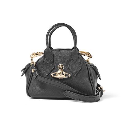Vivienne Westwood 5c010005w L001n N402 Yasmin Saffiano Mini Torba Tote z Uchwytem Górnym