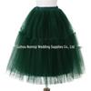Women's 5-Layer Mesh Midi Fluffy Skirt - Summer Gauze Half Skirt