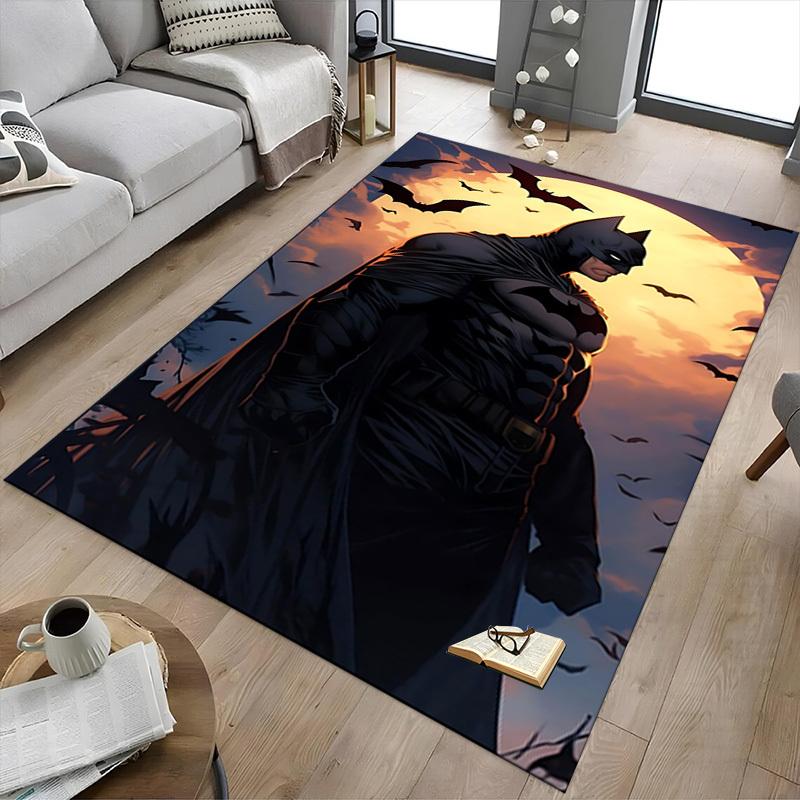1pc Batman Night Carpet, for Home & Office Decor, Desk Chair Carpet, Festive Gift,Conference Room CarpetL1296