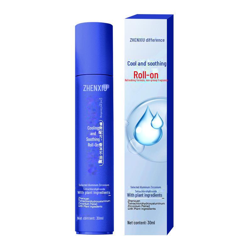 

Спрей-антиперспирант для тела Zhenxiu с тетрахлоргидроксидом алюминия и циркония - освежающий аромат для удаления запаха подмышек Roll-On 30ml