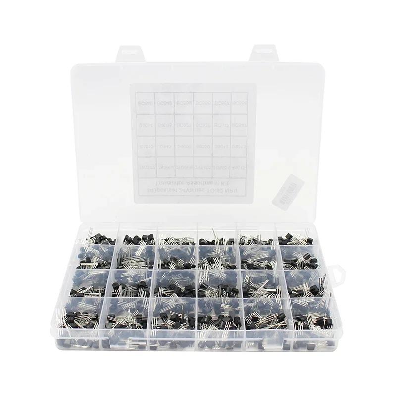 200-900PCS Transistor Assortment Kit TO-92 PNP/NPN BC327 BC337 BC557 S9014 Bipolar Junction Transistor Electronic Components