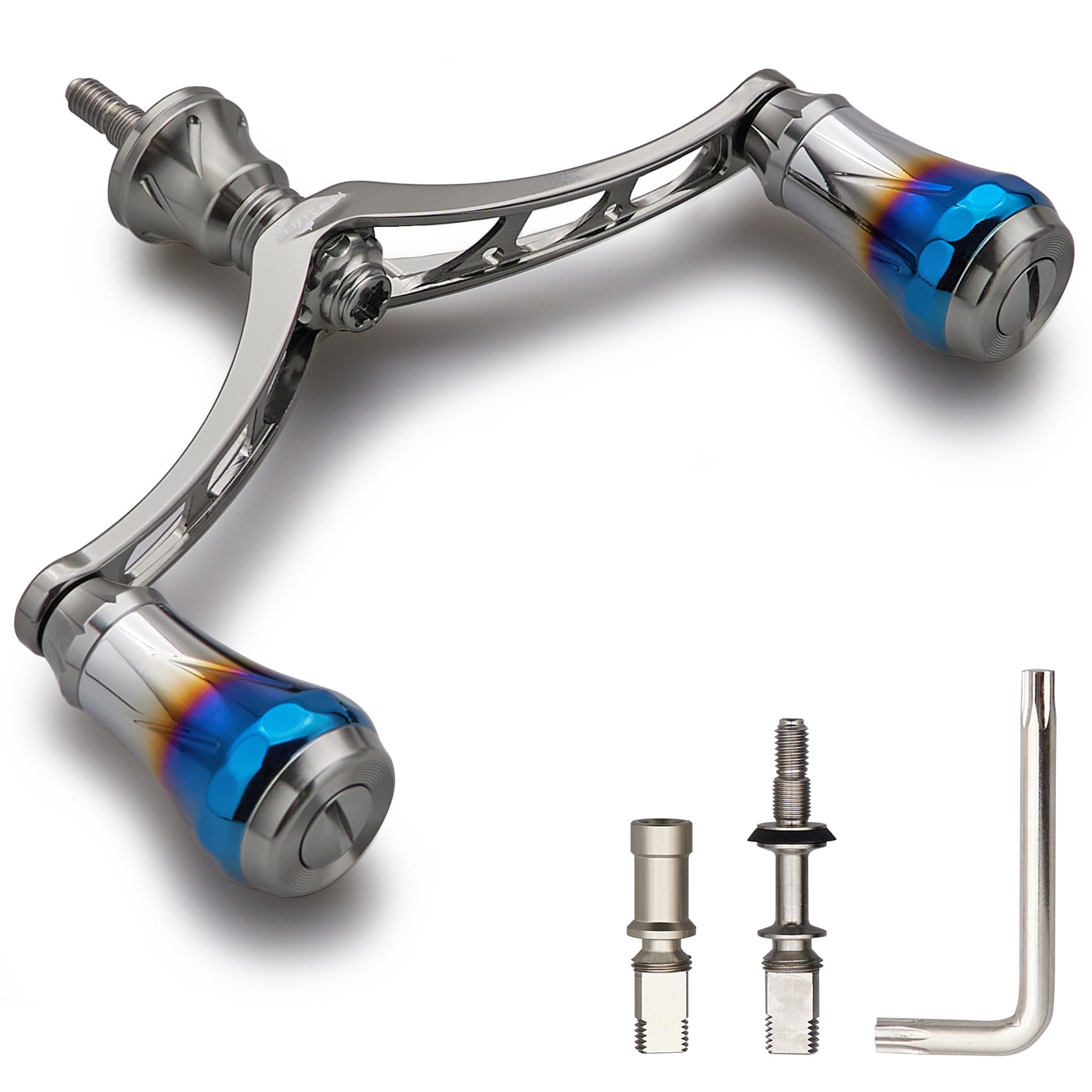 

HEIGHTEN Рукоятка катушки Авиационный алюминий Shimano Daiwa Универсальная Спиннинговая катушка для Arch Aurora V4.0 80/98 мм (Оружейный металл, V4.0-98мм) (0100)