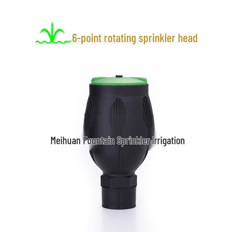6-Point Rotating Garden Lawn Irrigation Sprinkler 6 Male Thread