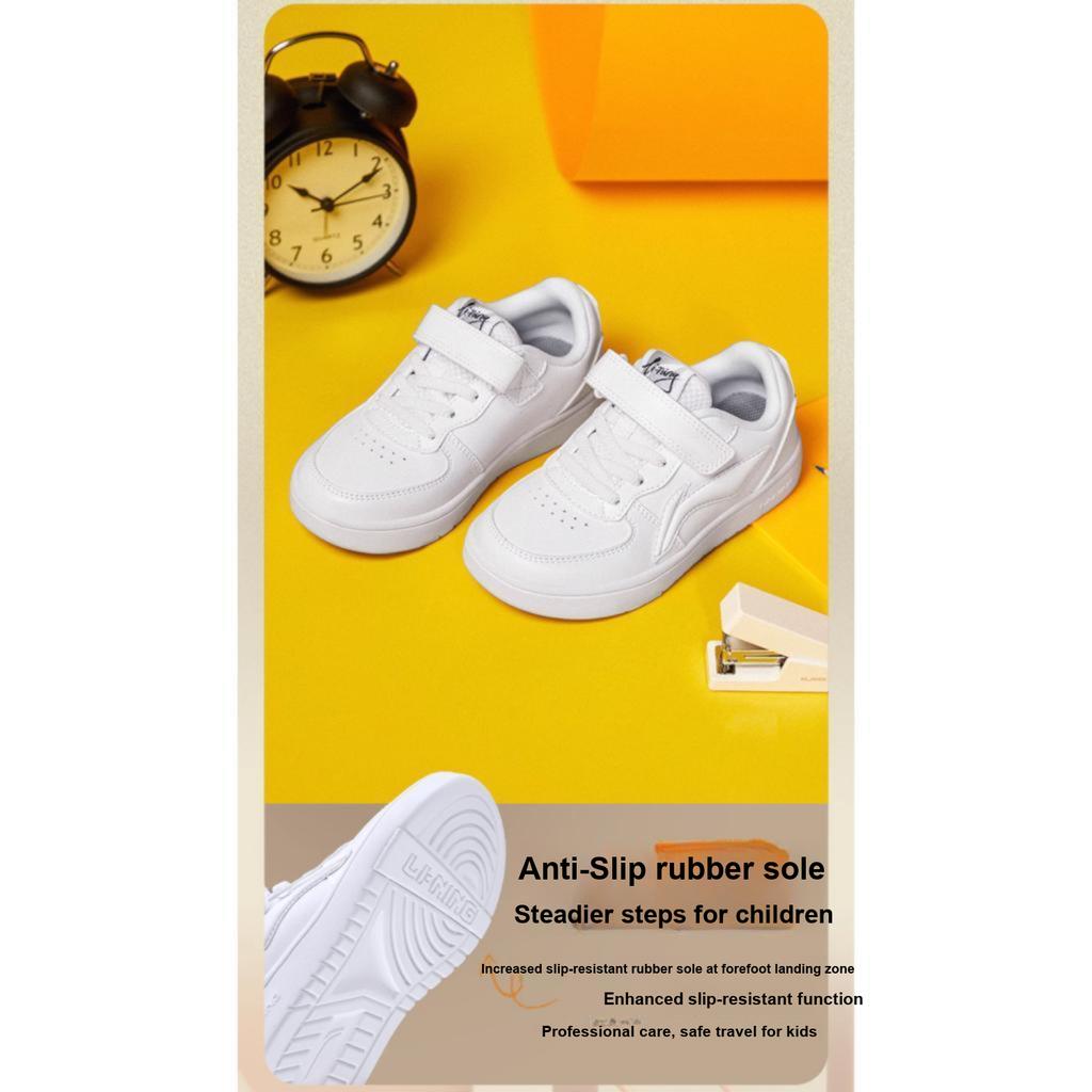 Li-Ning Kids Sports Lifestyle Series Sneakers Kids Sneakers White YKNS134-41