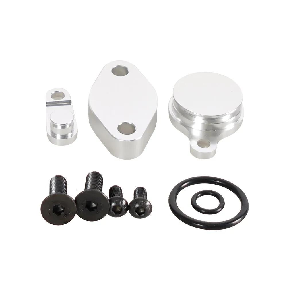New Aluminum Valve Parts Block Off Plates Kit Intake Exhaust Manifold Baffle Gasket Set For LS EVAG EGR Engines TB-1029