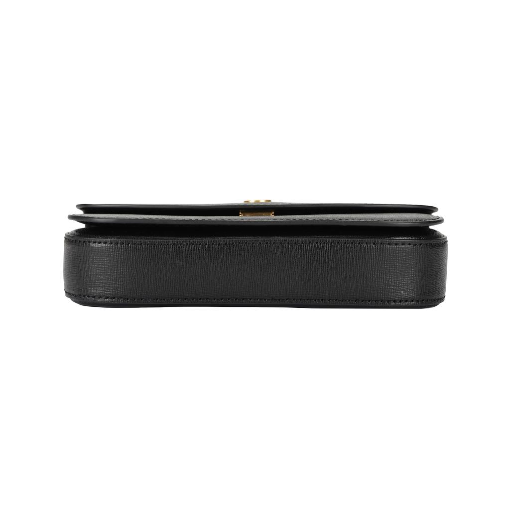 Tory Burch Robinson Chain Leather Wallet Women wallet Black 82946-001