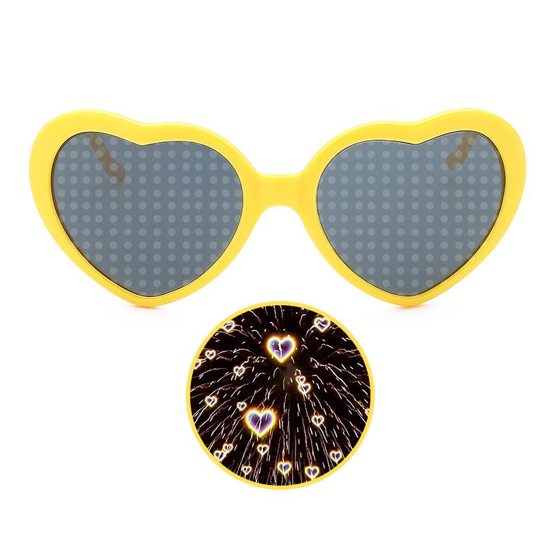 Romantic Heart-Shaped UV Protection Sunglasses - Mood Changing, Date Essential