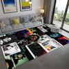 The Weeknd Teppich für Wohnzimmer Schlafzimmer Zuhause Sofadekoration, Kinder Spiel rutschfeste Bodenmatte