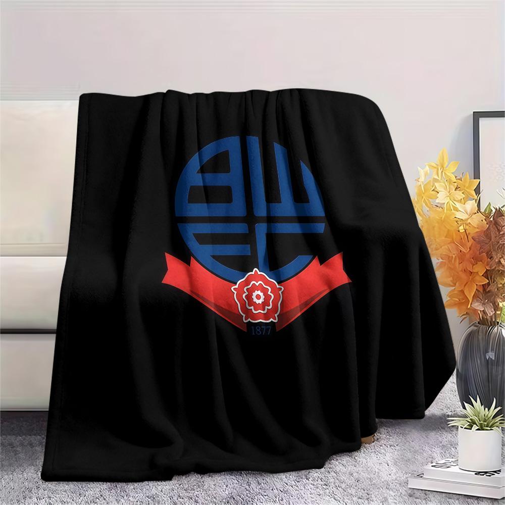 Bolton Wanderers F.C Flannel Blanket, High Quality Comfortable for All Seasons, Home Decor, Warmth and Comfort