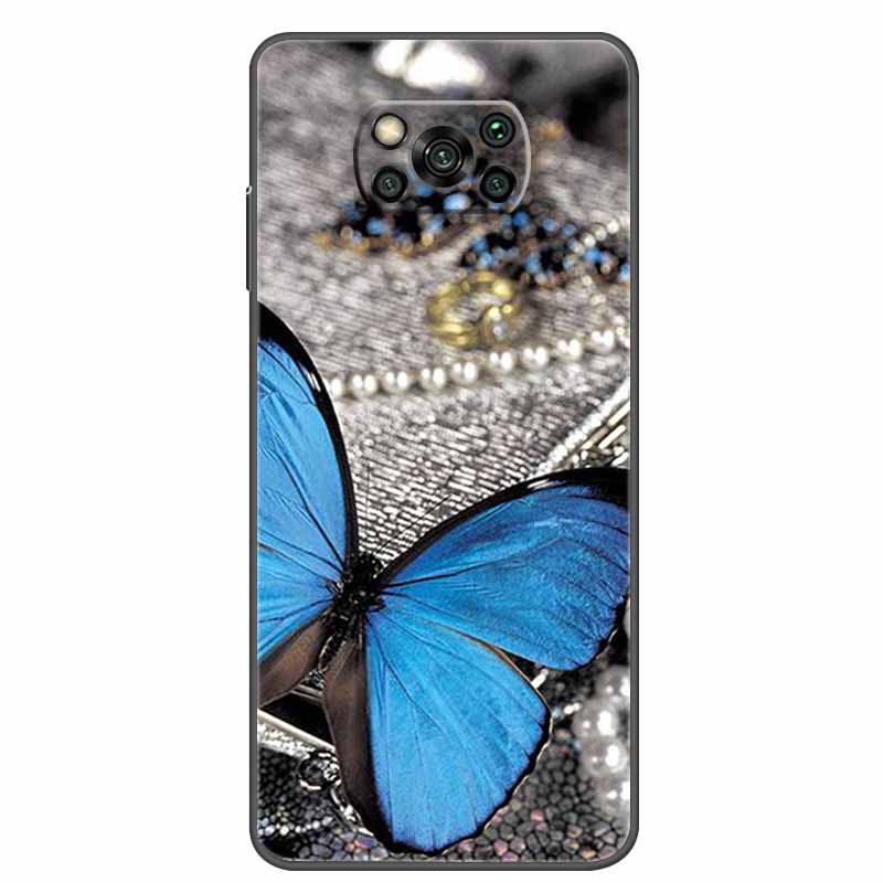 For Xiaomi Poco X3 Pro Case Animal Cat Wolf Soft TPU Phone Cases For Xiaomi Poco X3 NFC Silicone Cover PocoX3 X 3 X3Pro Cartoon