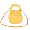 Cuco Women's Knotted Handle 2-Way Mini Shoulder Bag, Yellow (350), 2313111041