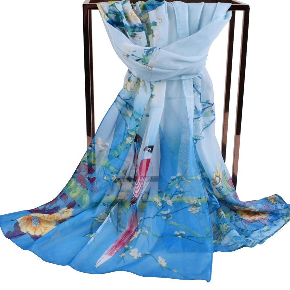 Breathable Long Chiffon Scarf Big Size Muslim Headband Fashion Wrap Hijab  Women
