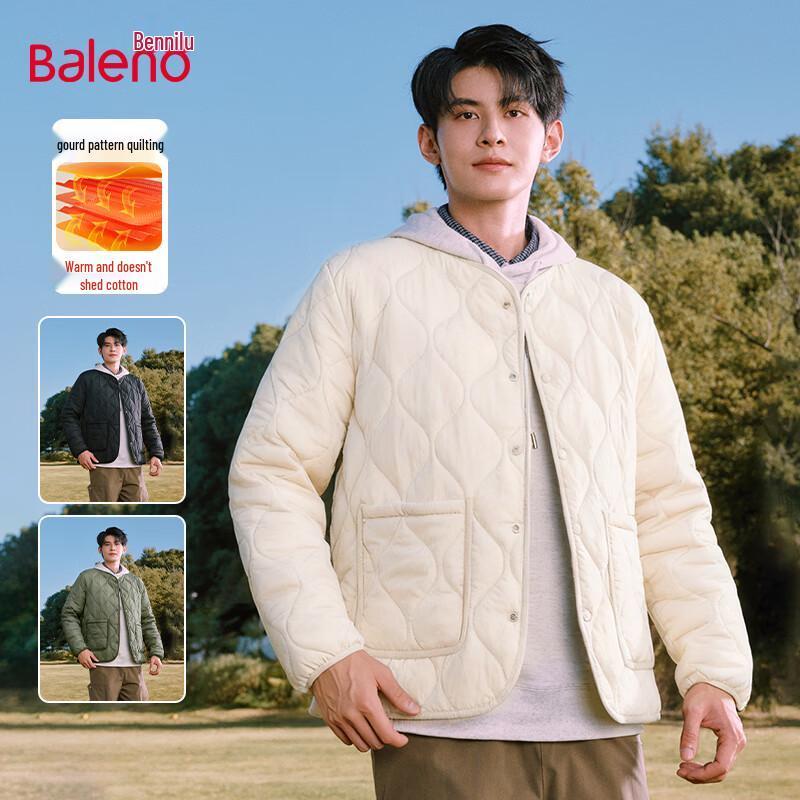 

Baleno Men s 2025 Winter Plush Baseball Collar Jacket 3XL