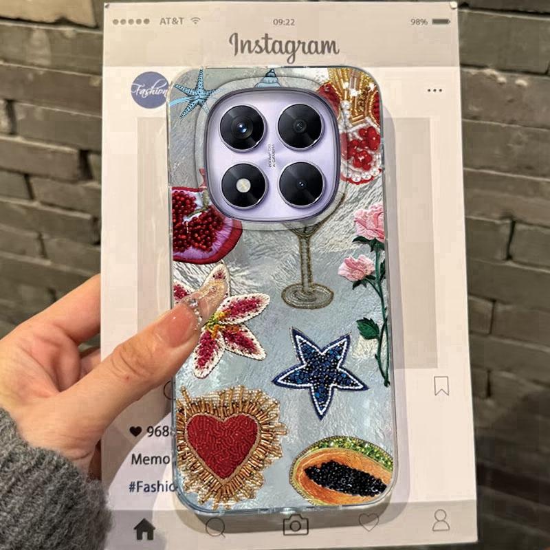Seashell Starfish Case For Samsung A56 A16 A17 S24 S25 FE Xiaomi Redmi Note 14 13 Pro 14C A5 Huawei Honor 400 200 Lite Pro iPhone 16 Shockproof Cover