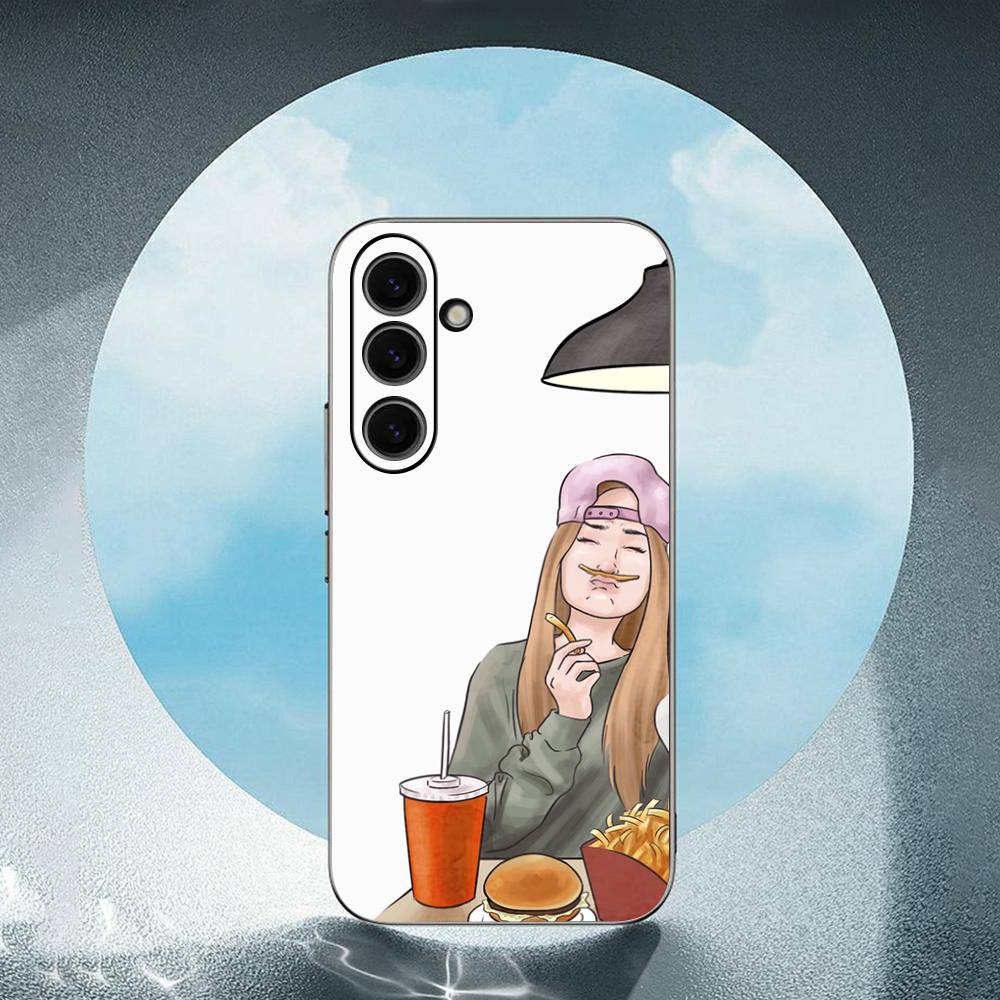 

Best Friend Luxury Black Phone Case For Samsung Galaxy S23 S24 S25 Ultra S22 Plus S21 SamsungS23 plus 5G