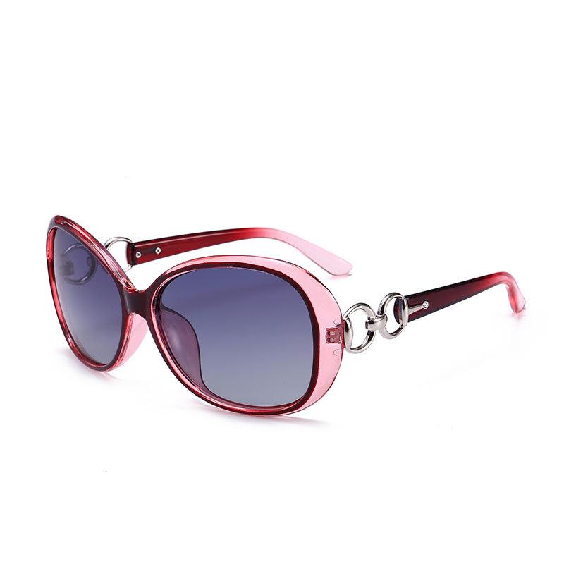 Fashion Trend Sunglasses Women'S High-End Sense Round Frame Driving Sunglasses Uv-Proof Polarized Glasses