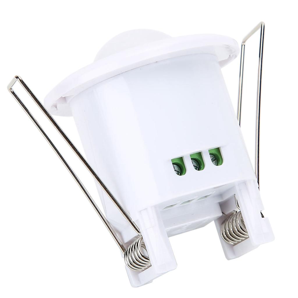 360 degrees Recessed Automatic Infrared PIR Motion Sensor Switch with Time Delay for Ceiling Light 100‑240V