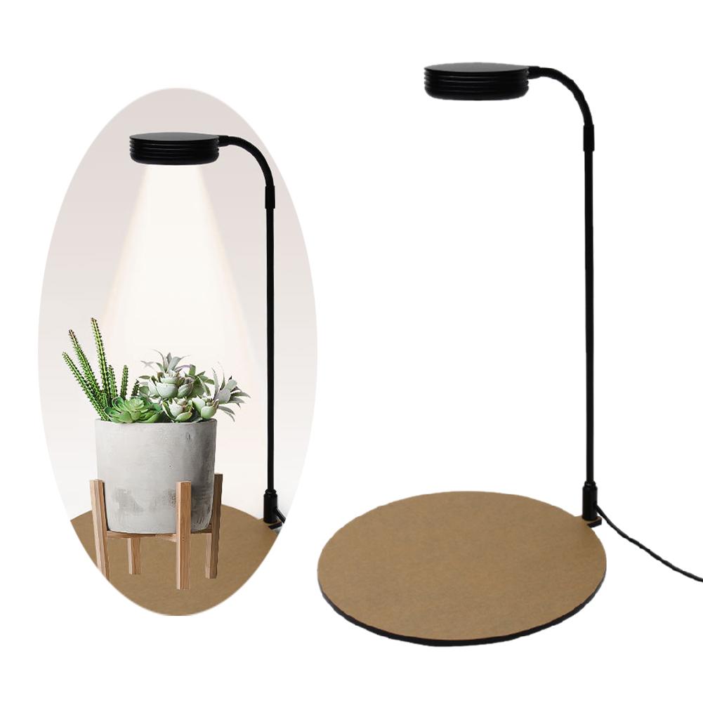 3W Akvaryum LED Işık Su Geçirmez Balık Tankı 360 Derece Dönme USB Powered Minyatür Manzara Ayak Pedi Ev DIY Ayarlanabilir