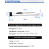Heating Tube For Bambu Lab A1 A1mini P1P P1S X1 X1C Thermistor + Ceramic Cartridge Heater For Bamboo Hotend 3D Printer Parts Fuel Injectors 6