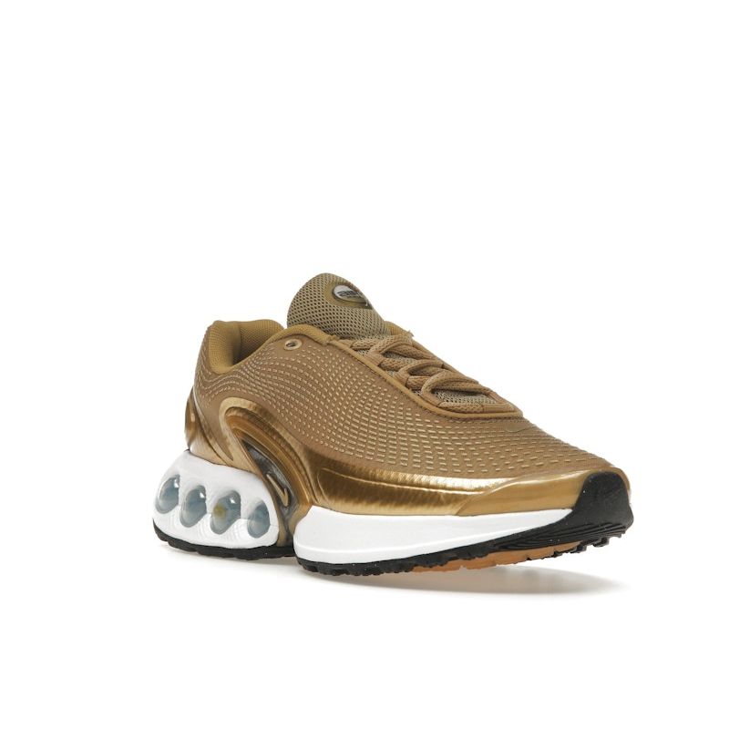 Nike Air Max DN Metallic Gold Women Sneakers Black White HJ9638-700