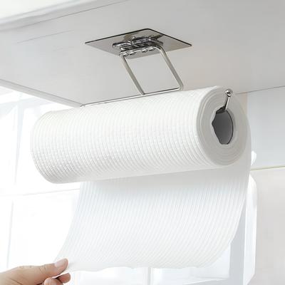 Kitchen Toilet Paper Holder Tissue Holder Hanging Bathroom Toilet Paper Holder Roll Paper Holder Towel Rack Stand Storage Rack