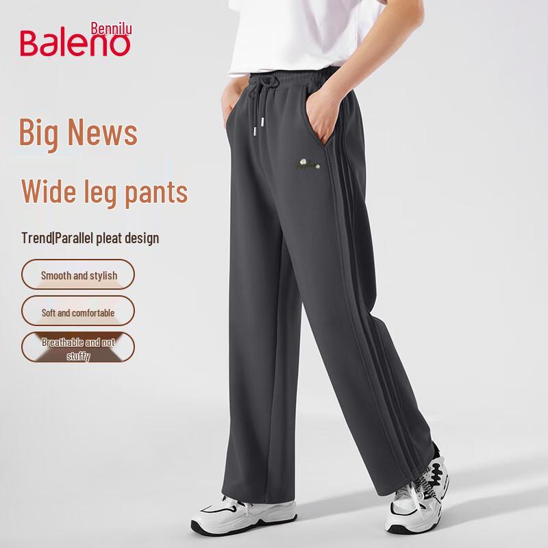 

Baleno Men s Pleated Wide-leg Casual Pants 2XL