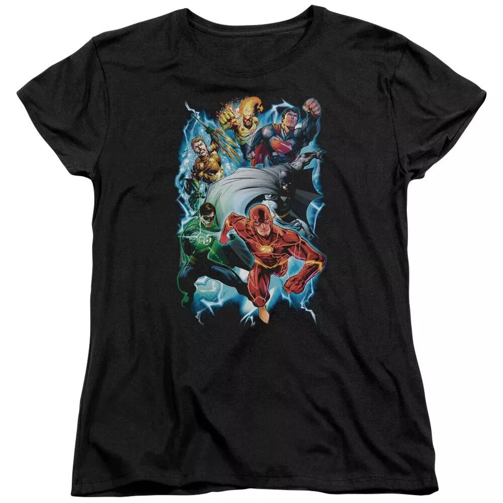 

Justice League Of America Electric Team Women s T-Shirt S