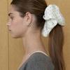 LOVE ME MONSTER Dot Satin Scrunchy XL_2COL (L253MHA010)