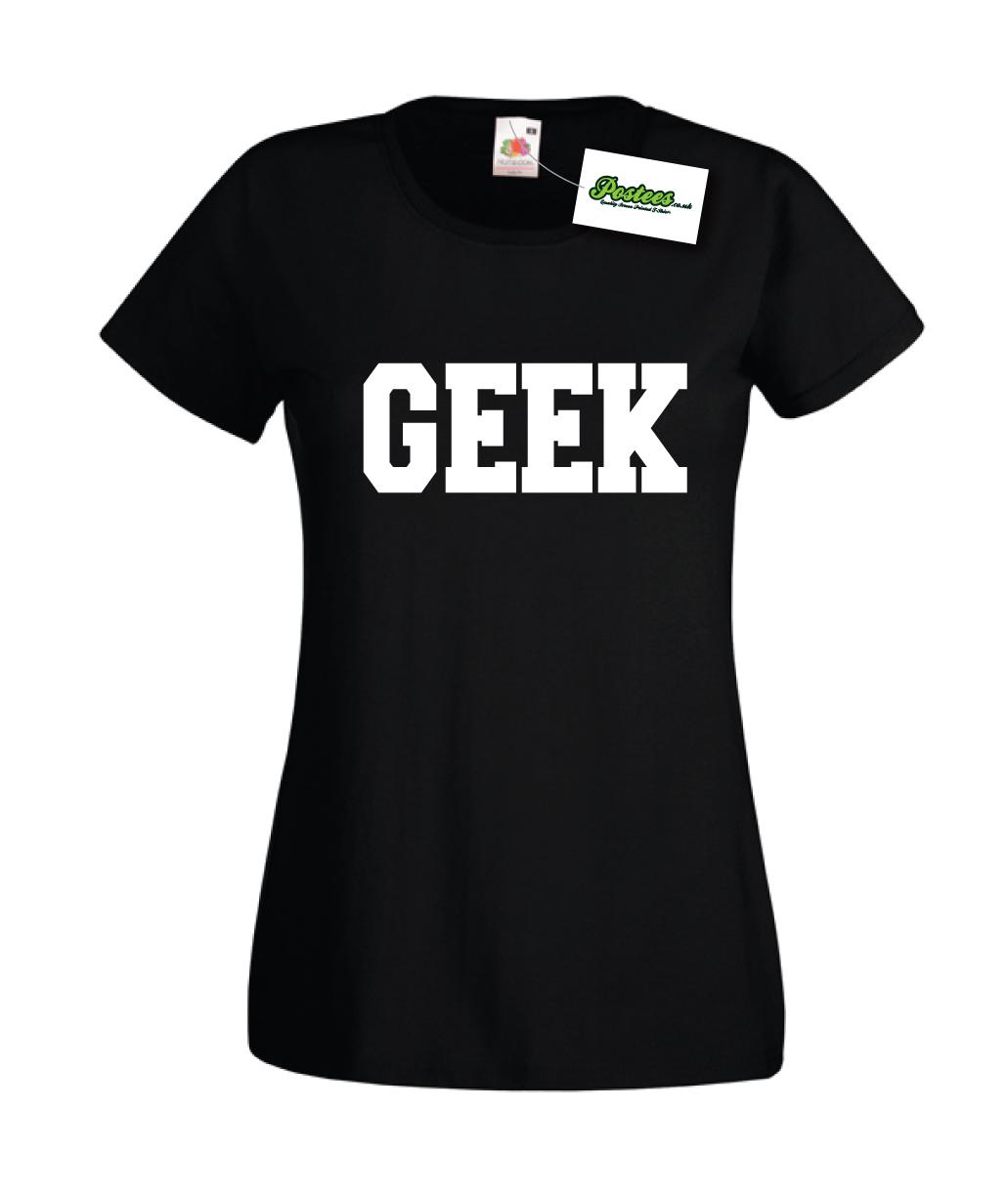 

26 Womens Ladies Geek Slogan Short Sleeve T-Shirt Unisex T-Shirt XXXXL