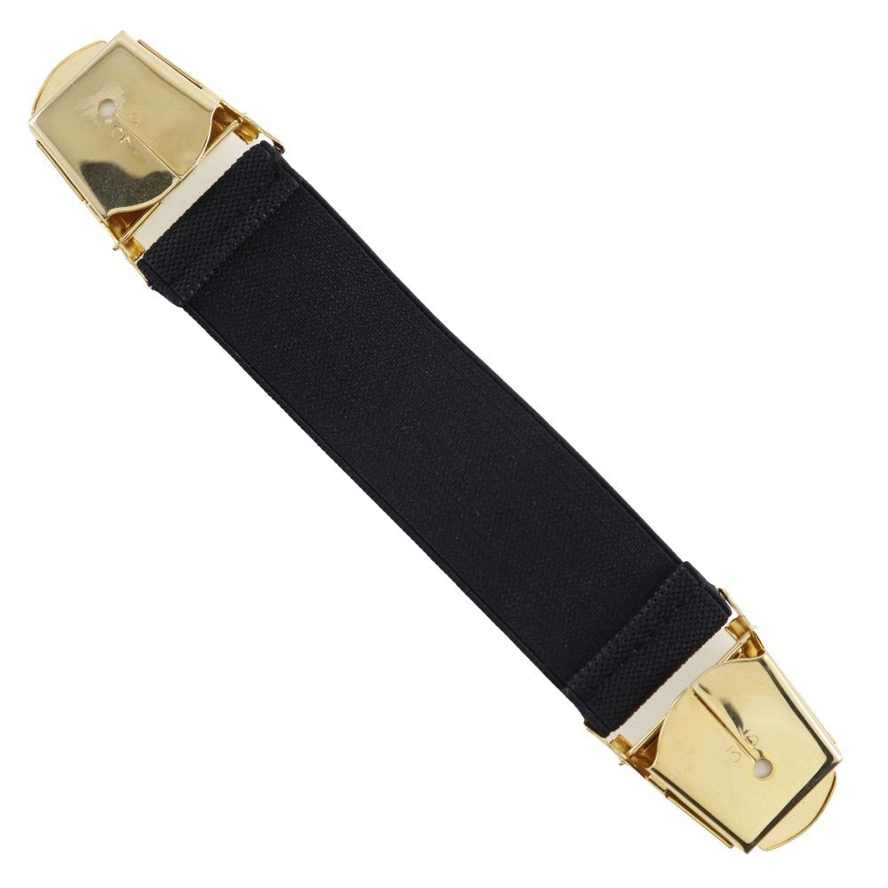 Chanel Arm Band Other Miscellaneous Goods Clip Logo Black Rubber/Plated Gold Women Used