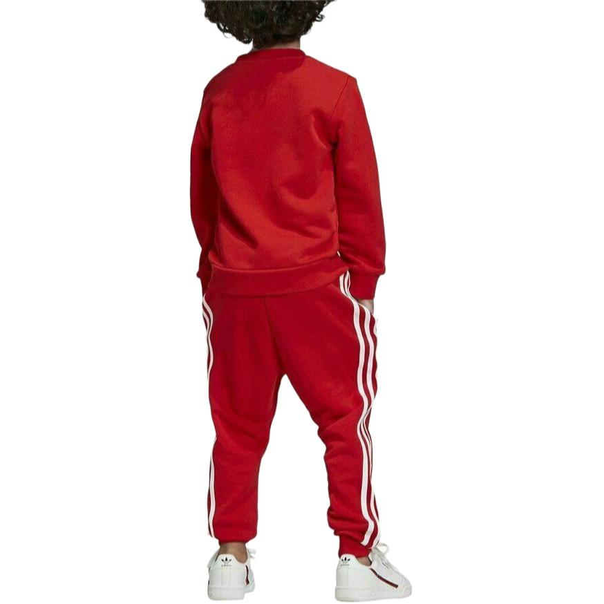 Adidas Originals Casual Sportswear CREW SET Red Children Aged 3 7 Years Old ED7729