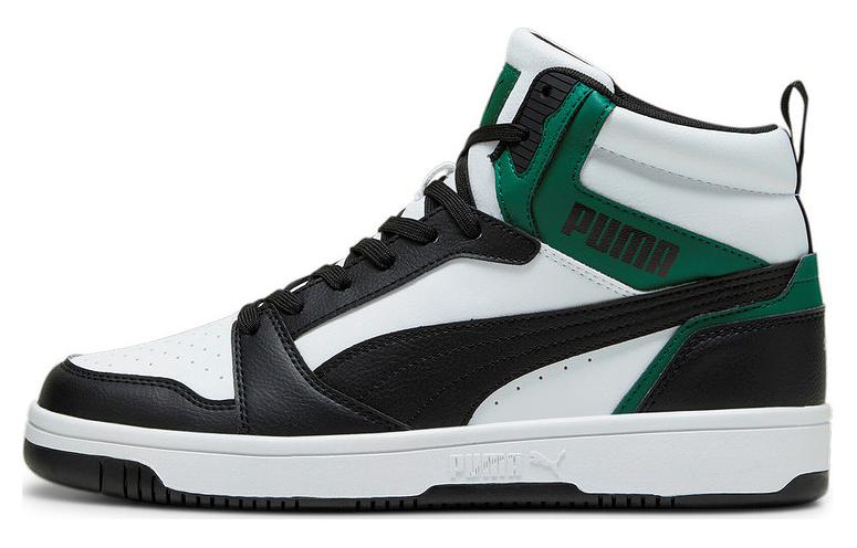 PUMA Rebound V6 Black White Green 392326-16 41