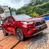 Model auta Toyota Highlander v měřítku 1/24, stahovací auto ze zinkové slitiny se zvukem a světlem pro děti, chlapec, dívka dárek