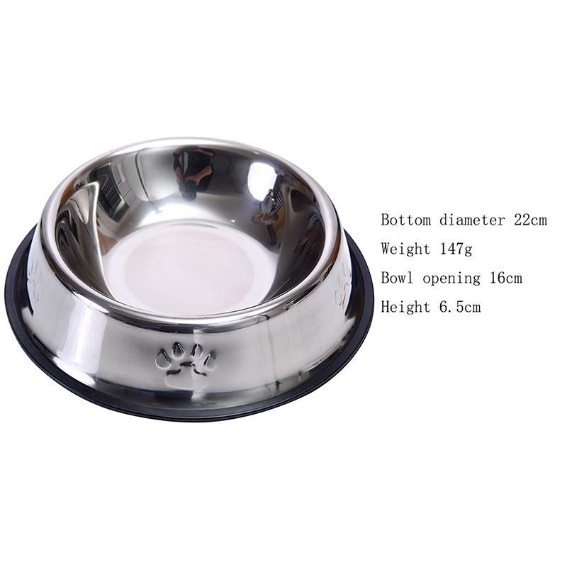Stainless Steel Pet Dog Bowl Food Storage Container Dog Food Bowl Water Bottle Pet Bowl Feeder Dish For Small Large Dogs Cats
