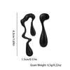 European and American jewelry liquid irregular geometric stud earrings sweet and cool personality design sense simple alloy water drop earrings